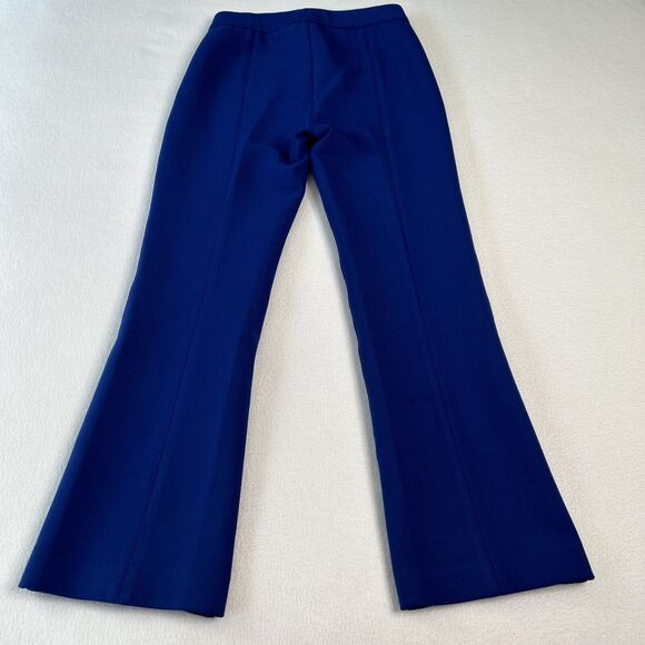 Theory Women's Size 00 Cardinal Trouser Bi-Stretch Wool Blue - Picture 3 of 9